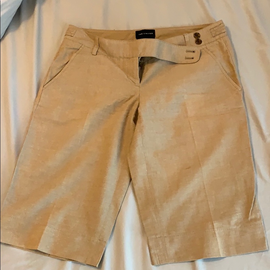 The Limited Khaki Shorts